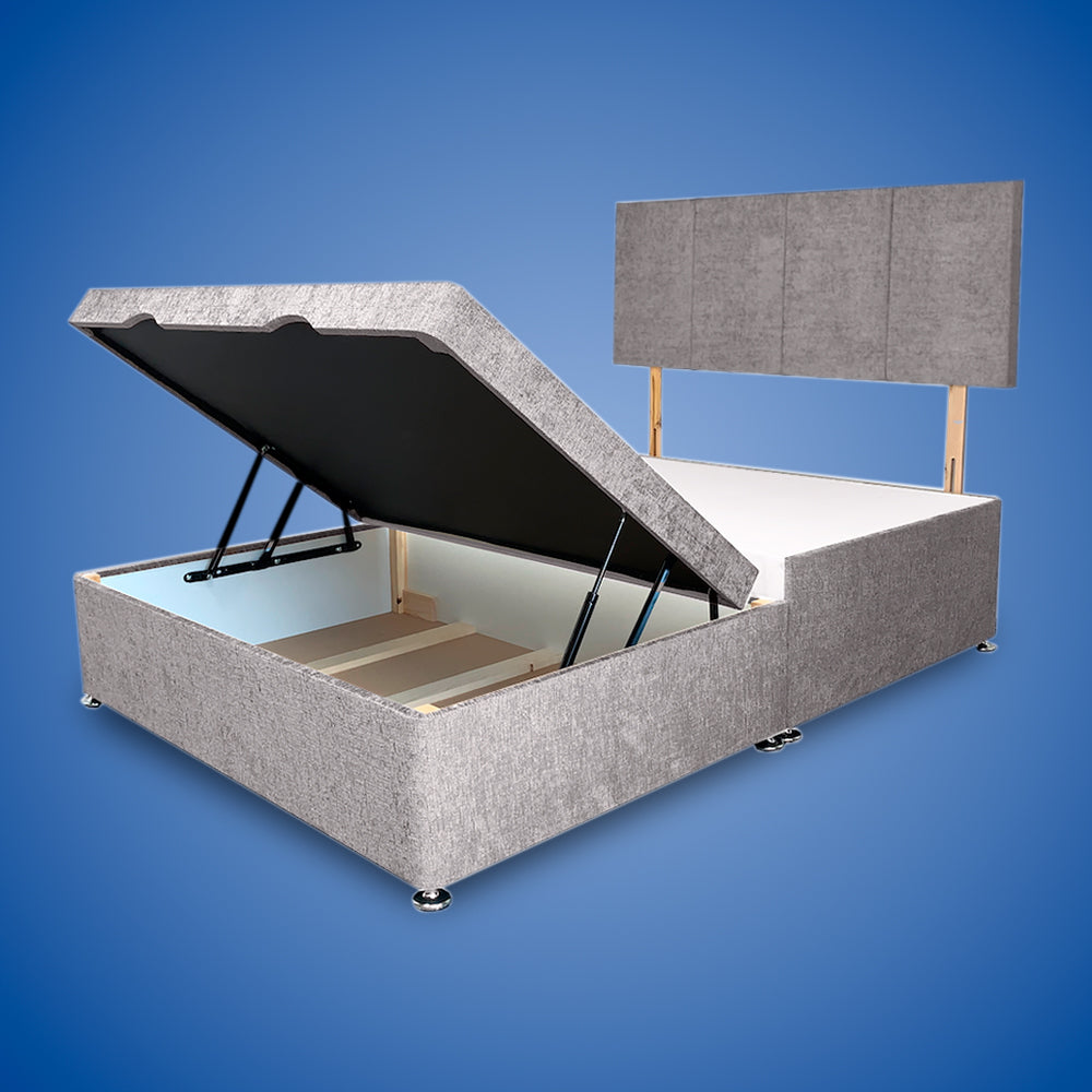 Half Ottoman Bed Base and Headboard